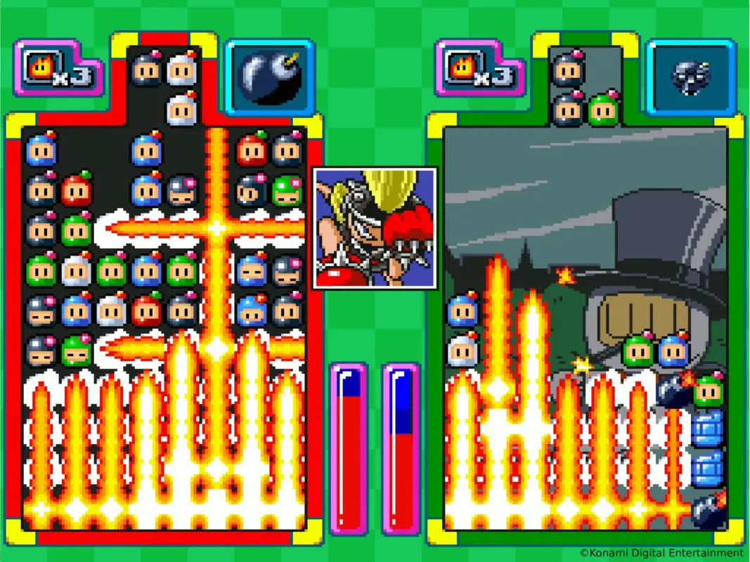 ぱにっくボンバーWのゲームプレイ画面