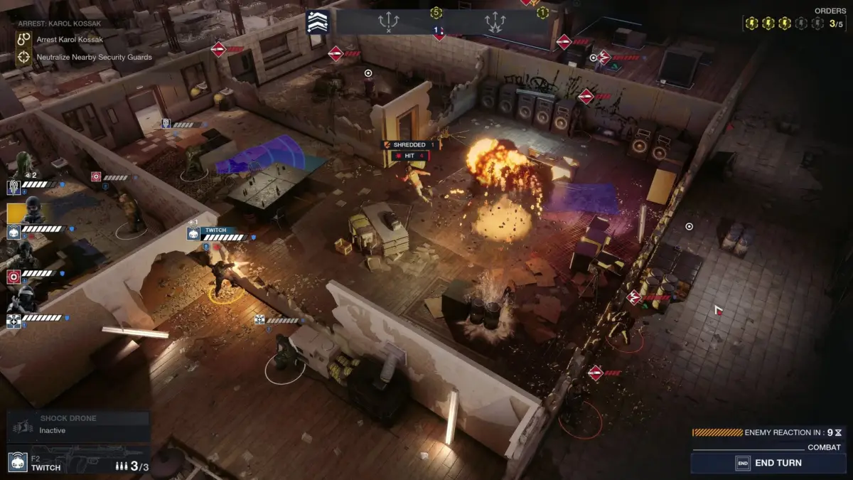 『レインボーシックス タクティクス』の戦闘シーン