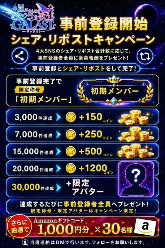 シェア・リポストキャンペーン告知
