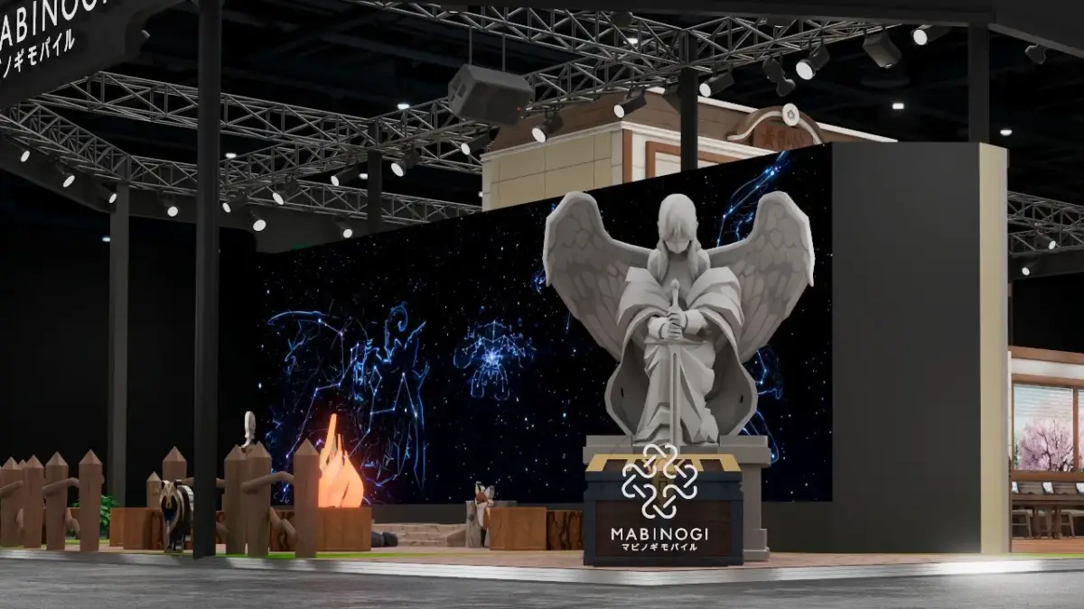 TGS2026の『マビノギモバイル』ブースイメージ