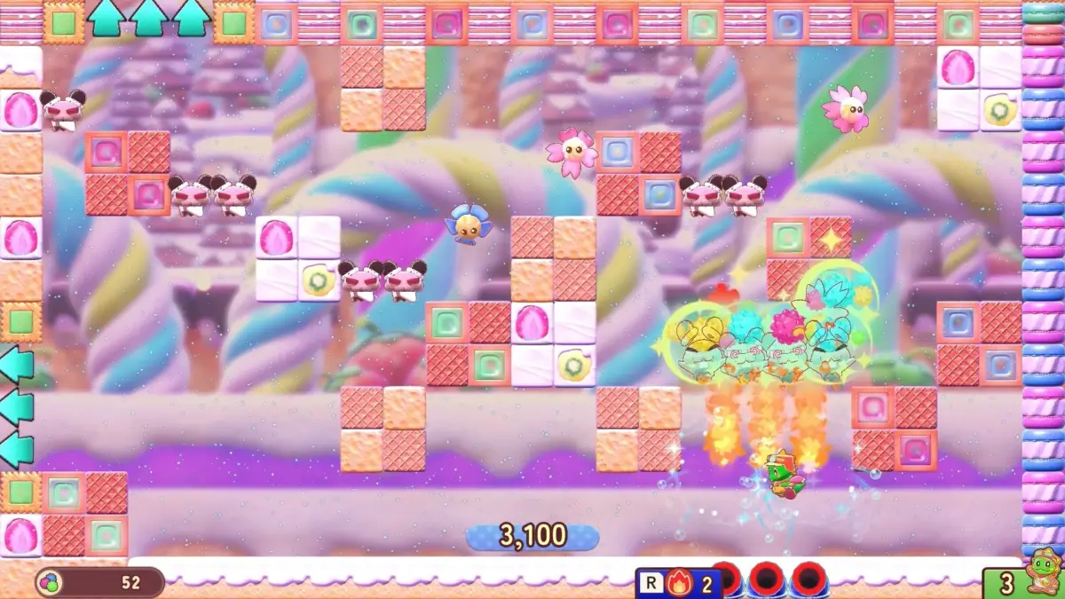 パズルゲーム風のゲーム画面