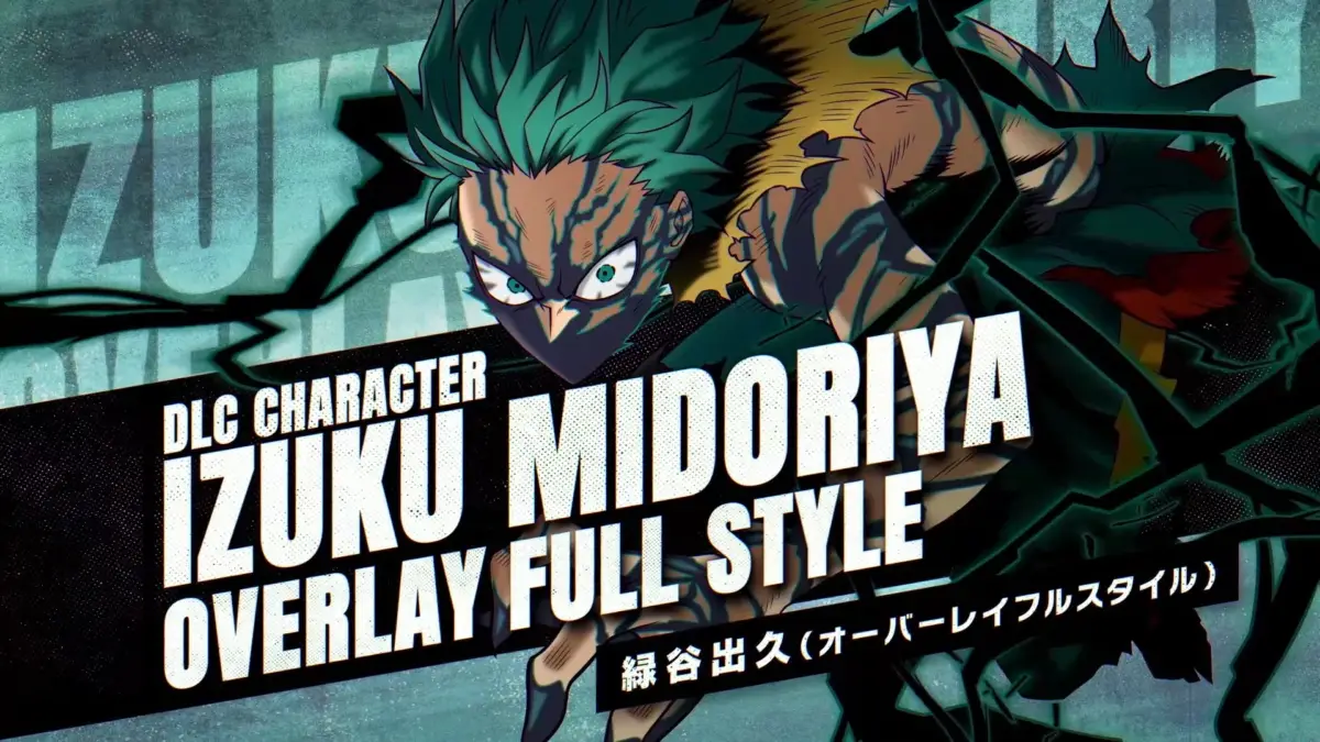 DLC CHARACTER IZUKU MIDORIYA OVERLAY FULL STYLE