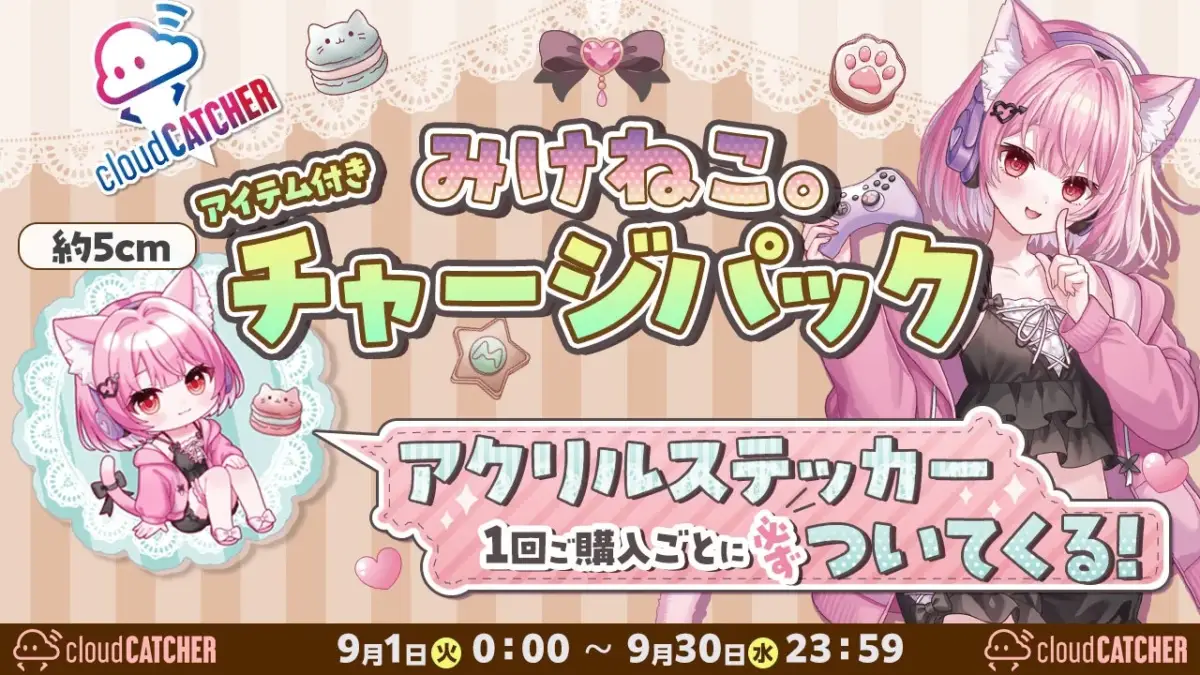 限定アイテム付きチャージパック