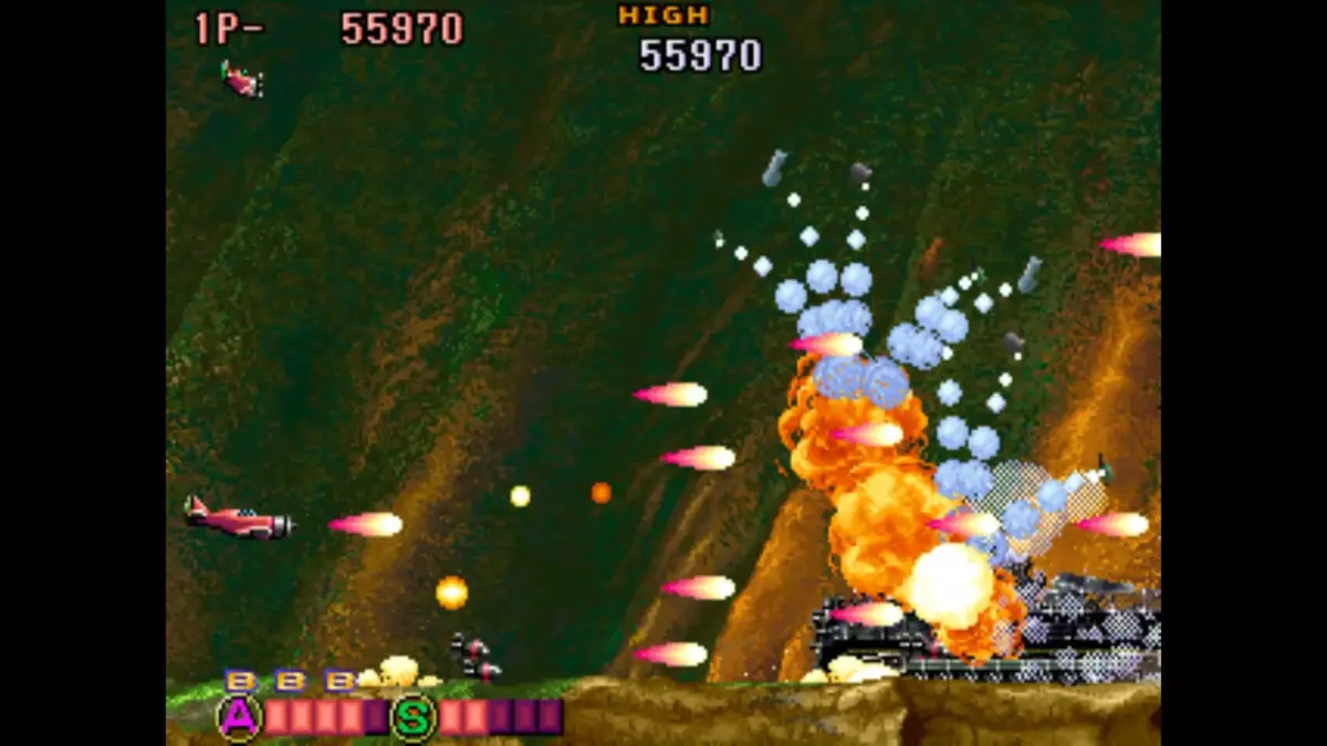 P-47 ACESのゲーム画面