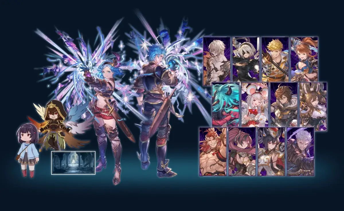 ゲームキャラクター、ファンタジー、RPG、イラスト、アニメ、ソシャゲ、キャラクター集合、カードゲーム、男性キャラクター、女性キャラクター