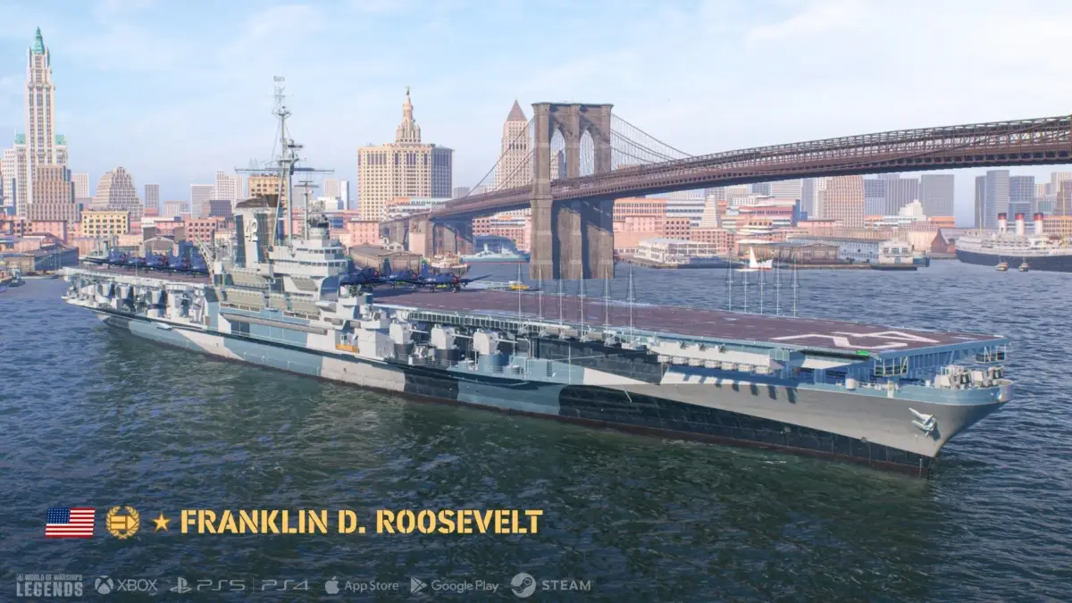 アメリカレジェンドTier航空母艦「Franklin D. Roosevelt」