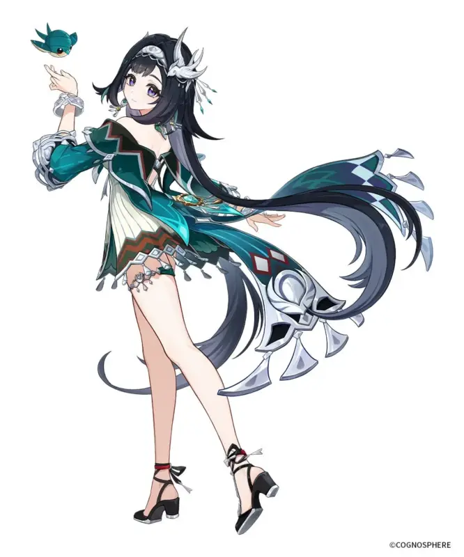 藍硯全身イラスト