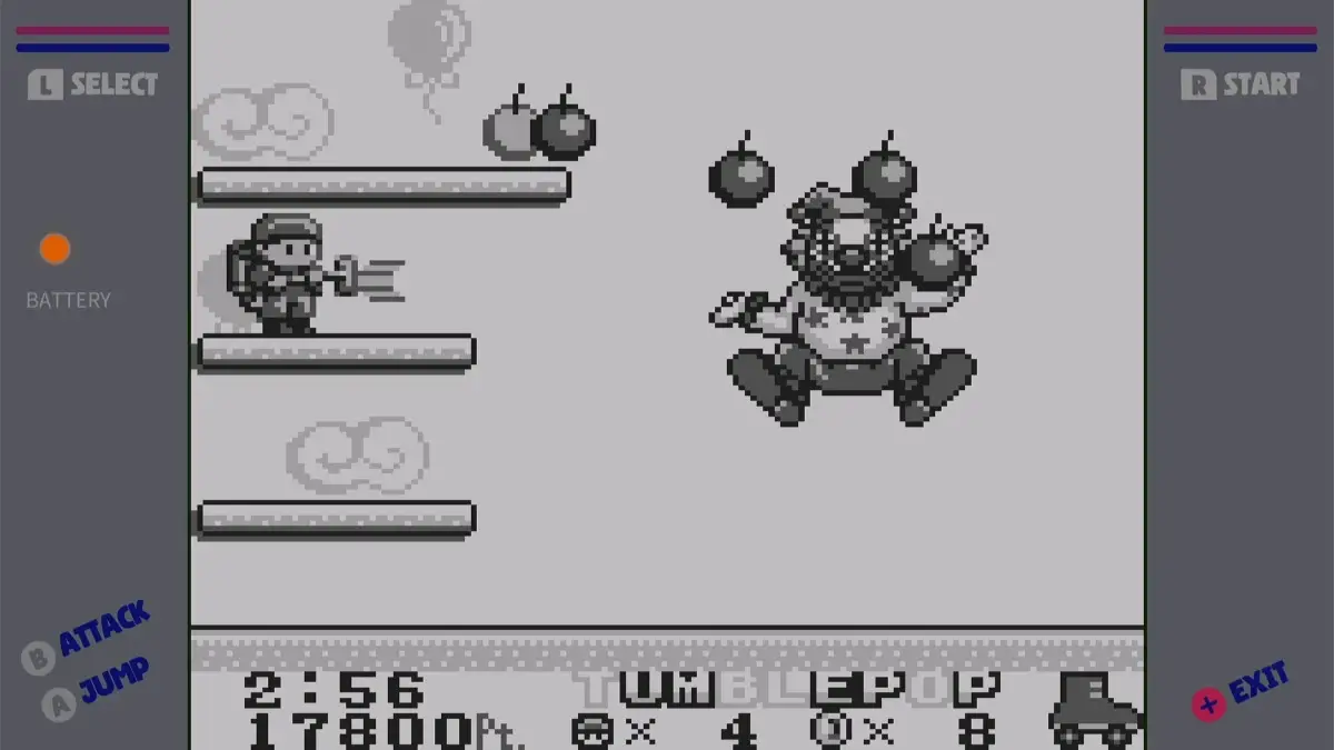 GAME BOY Ver.プレイ画面