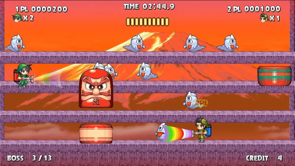 BOSS RUSHプレイ画面