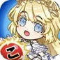 金髪と青い目の可愛らしいアニメ風の女の子キャラクターのアイコンです。白いドレスを着用し、笑顔を見せています。左下には「マ」と書かれた赤い丸いマークがあります。