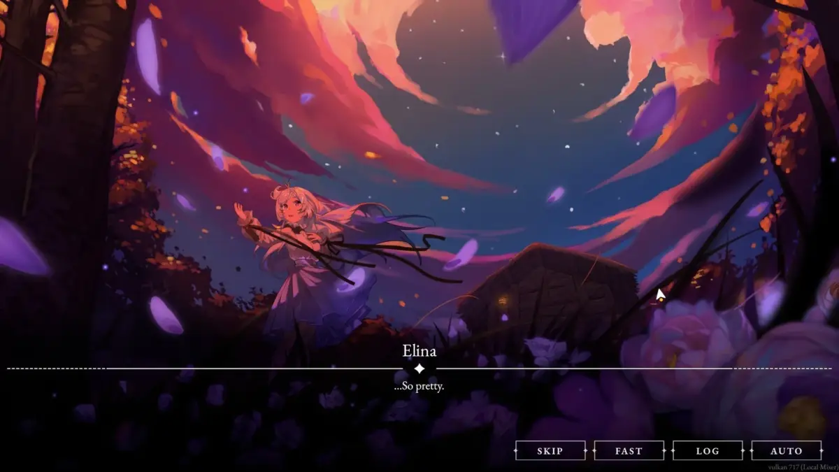 ビジュアルノベルシーン