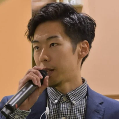 イベント実況を担当するOCS HIROSHIMA代表・川瀬由紀也氏