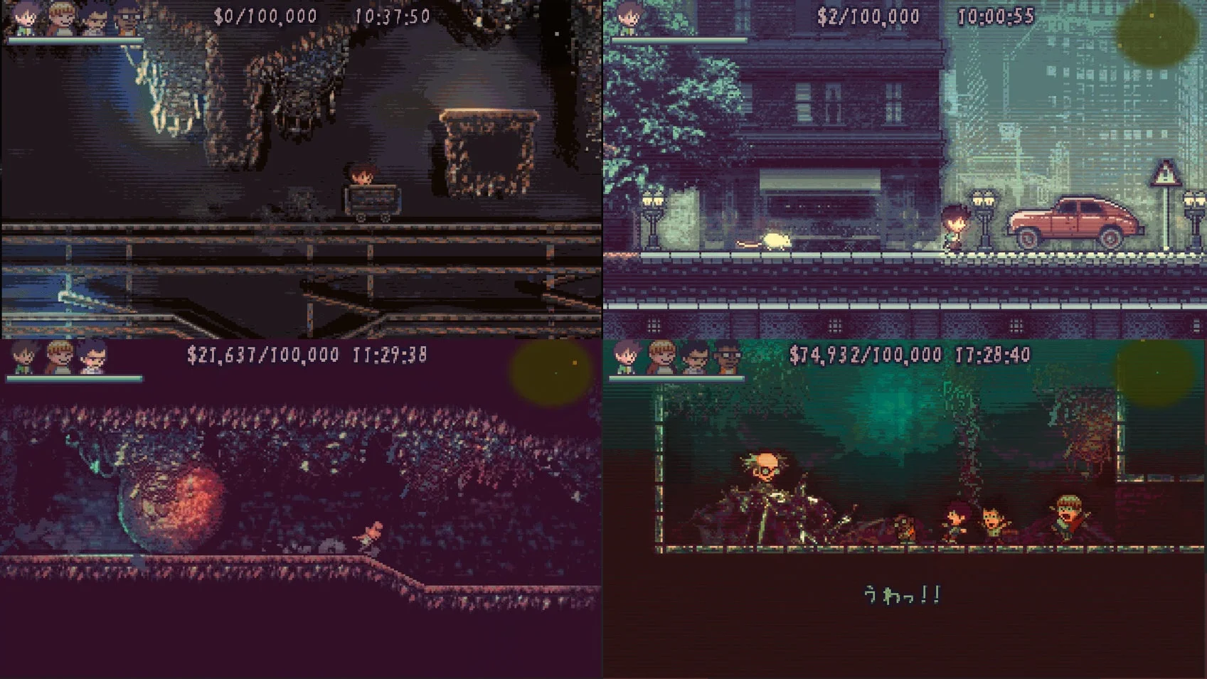 THE GOOD OLD DAYS ヌーギーズの大冒険のゲームプレイ画面