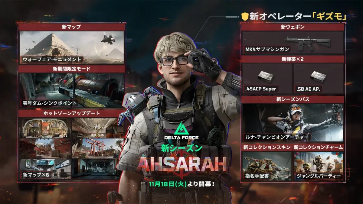 新オペレーター「ギズモ」