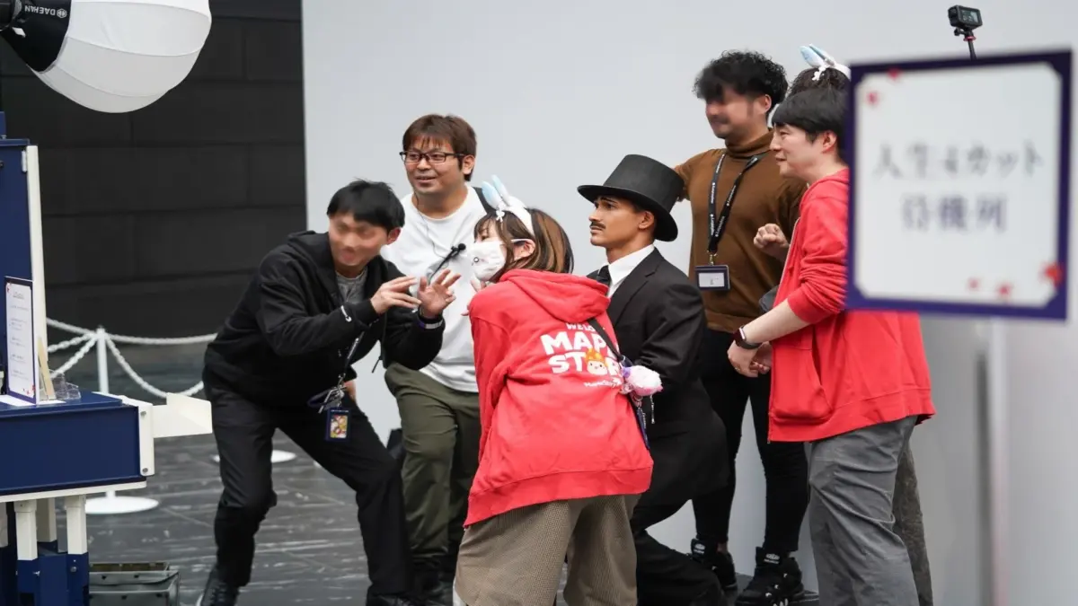 人生4カットのフォトブース