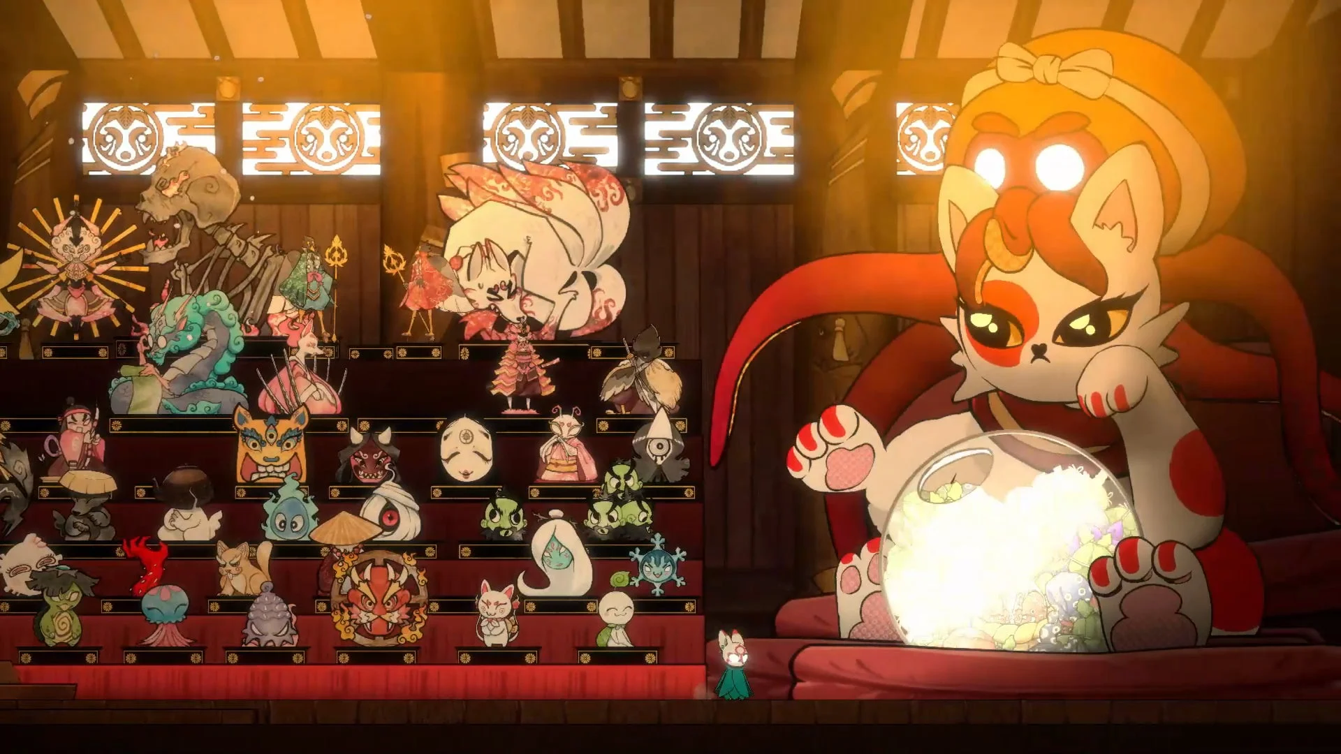 ボウの部屋の様子