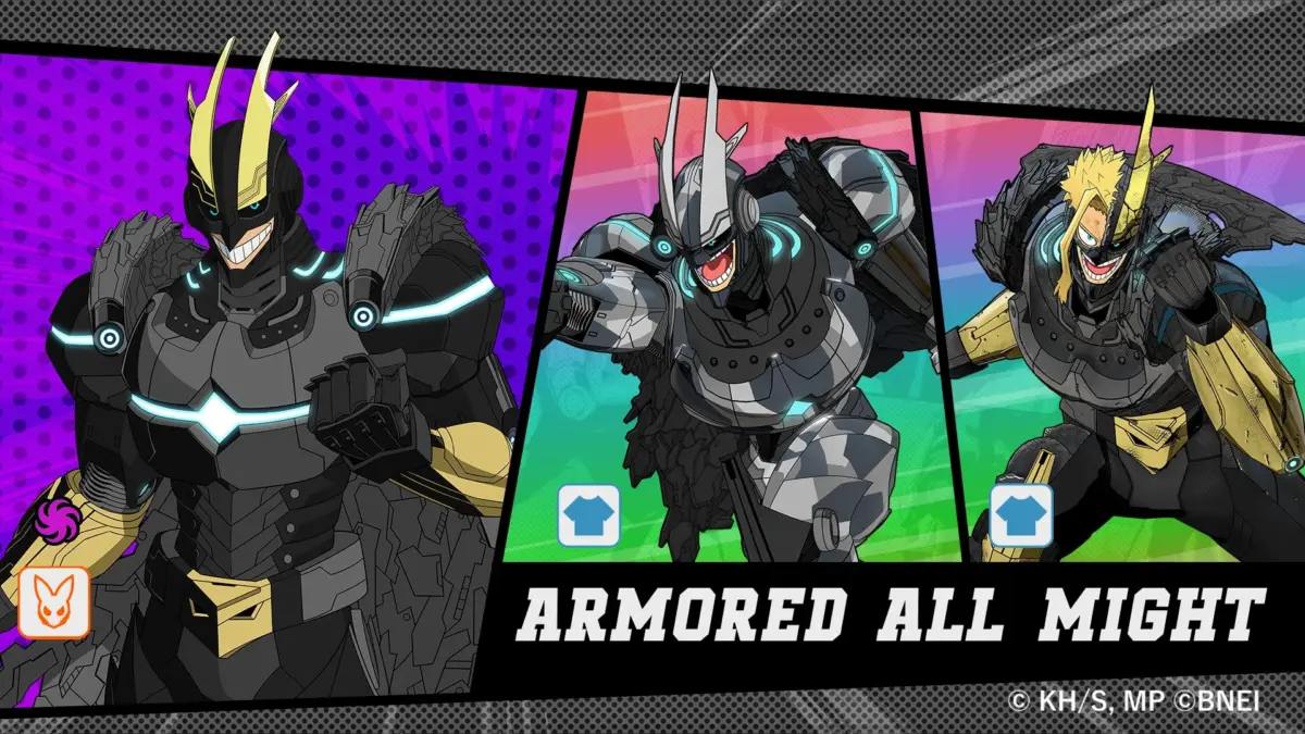 アーマードオールマイトのコスチュームガシャ