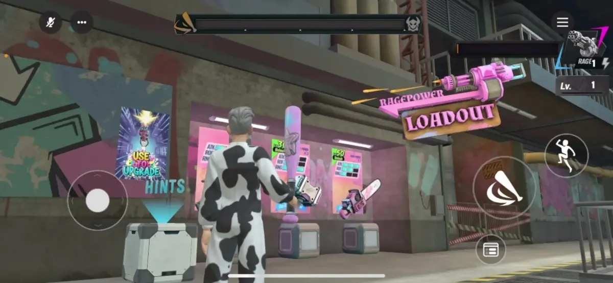 ロードアウト画面、武器選択