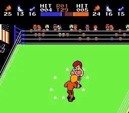 リング内で対戦するボクサー