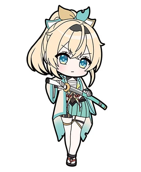 デフォルメされた金髪の少女キャラクター