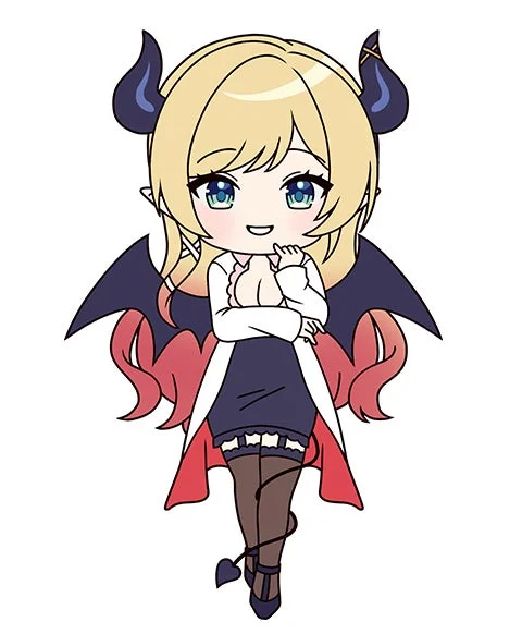 ちびキャラの悪魔少女